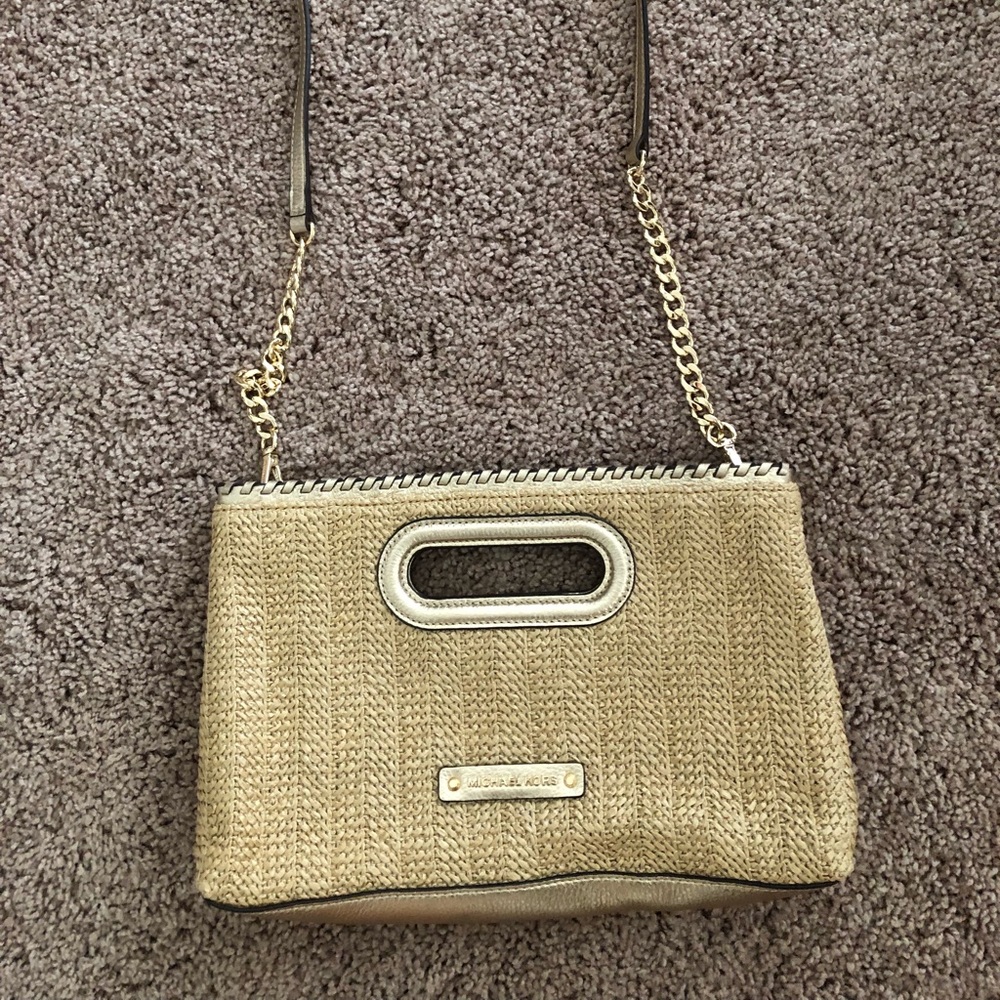 Michael Kors Straw Purse